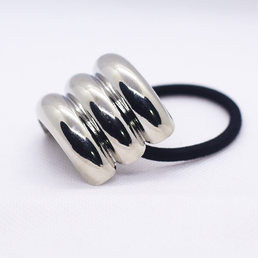 Tri-layered pony cuff