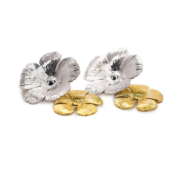 Duo-tone Poppy earrings - Image 4