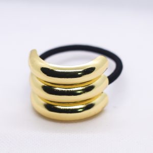 Tri-layered pony cuff