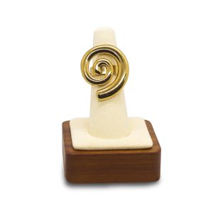 Spiral chunky ring