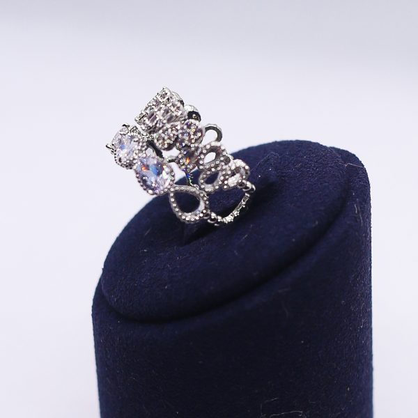 Double romance ring silver - Image 2