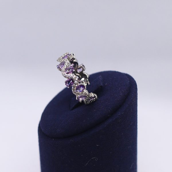 Amethyst Pavé ring - Image 2
