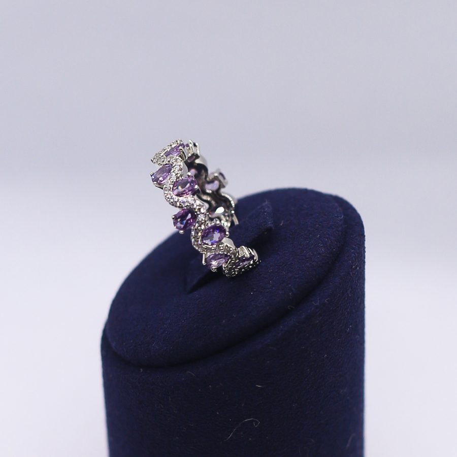 Amethyst Pavé ring - Image 2