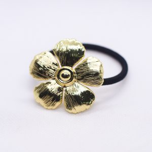 Flower pony cuff