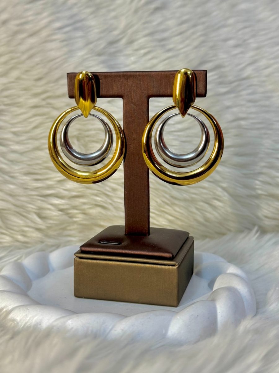 Solstice Duo-toned earrings - Image 2