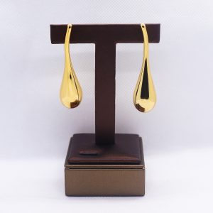 Long drop Golden earrings