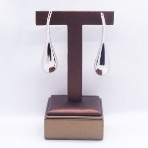 Long drop Silver earrings
