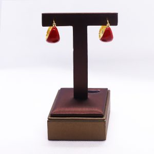 Red Banana boat sleepers earrings