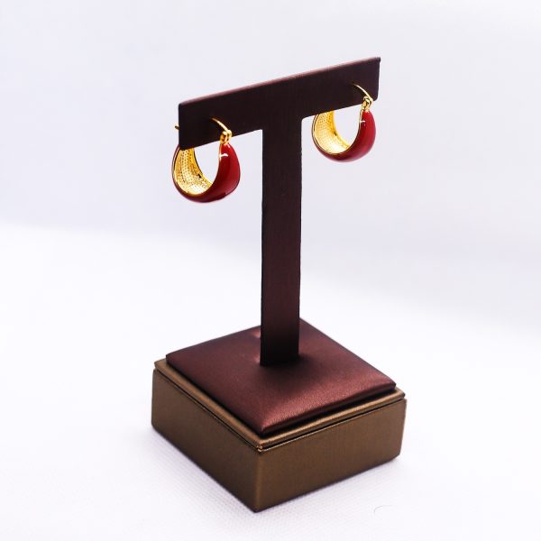 Red Banana boat sleepers earrings - Image 2