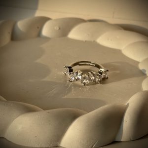Crownline silver ring