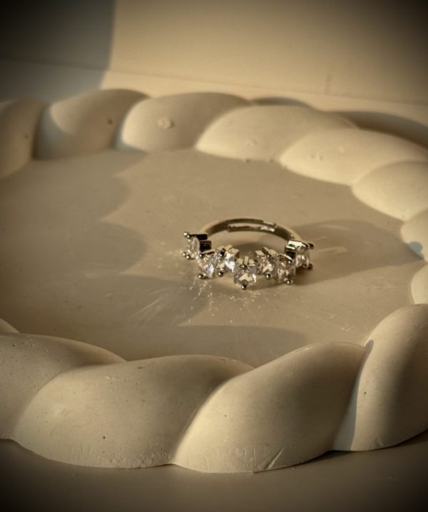 Crownline silver ring