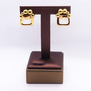 Golden cresent earrings