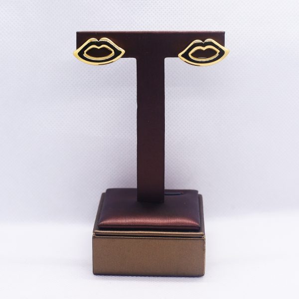 Golden kiss earrings - Image 2