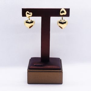 Mini silver water drop earrings