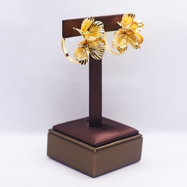 Dahlia hoop earrings - Image 2