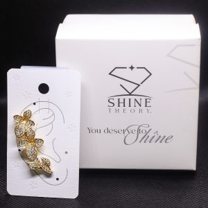 Golden ball sleeper earrings